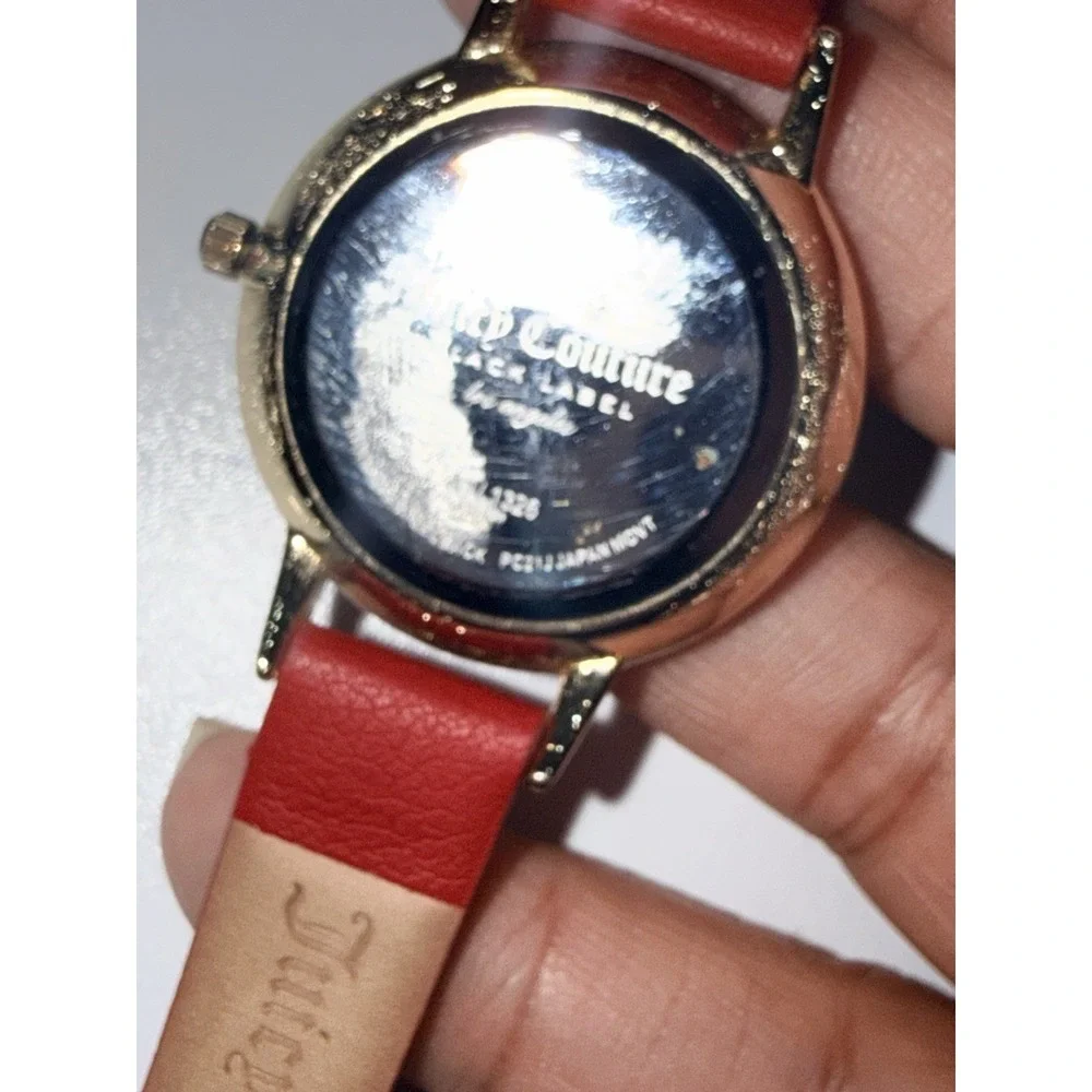 Juicy Couture‎ Red Crystal Watch Black Label